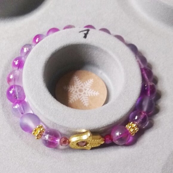 ๐๐๐ 3/$25!!! Flirty & Girly! Pretty in Pink! Hamsa Hand Protection Bracelet - Picture 4 of 7